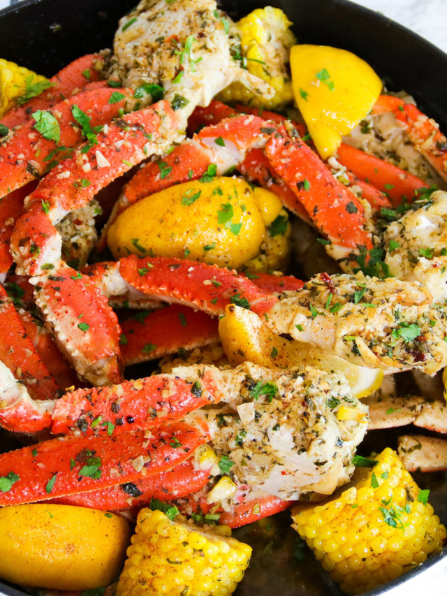 Cooking Crab Legs in Garlic Butter