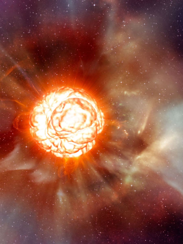 Stars of Betelgeuse's size shouldn't be able to rotate that fast.