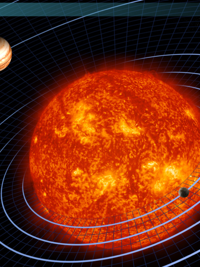 Light from the approaching side is blueshifted, while light from the receding side is redshifted.