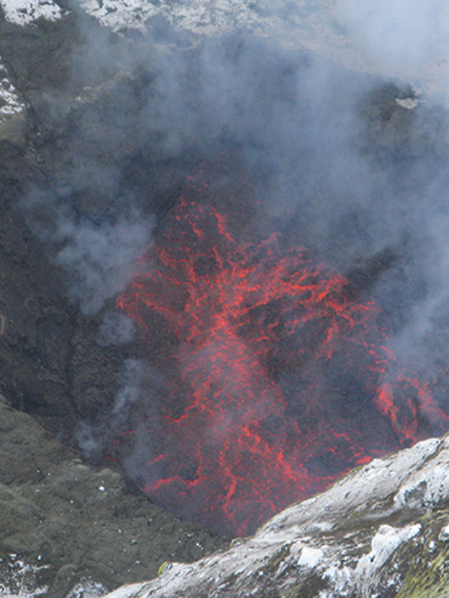 The remote location of Mount Erebus makes studying it a challenge. Scientists rely on a limited number of instruments to monitor seismic activity.
