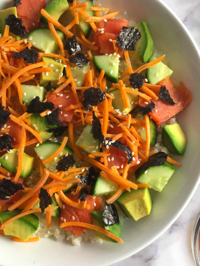 Get Creative: Salmon Sushi Bowls
