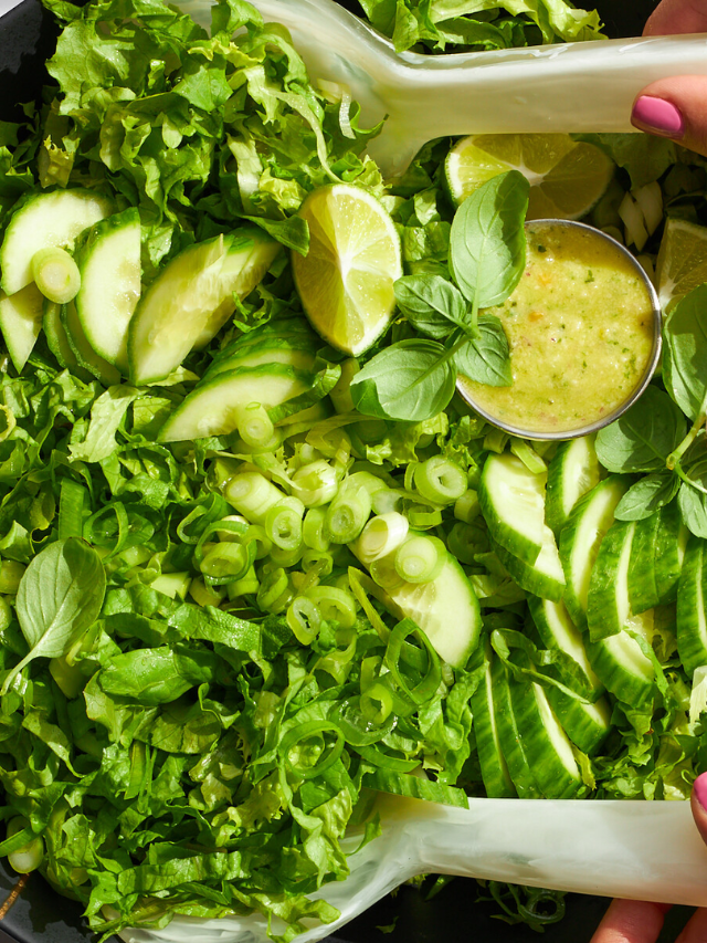 Power Up Your Plate: Green Goddess Salad with Chickpeas
