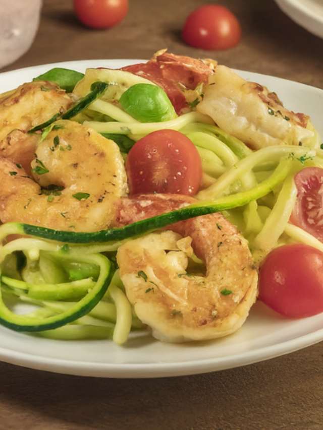 Zesty Shrimp Scampi with Zucchini Noodles