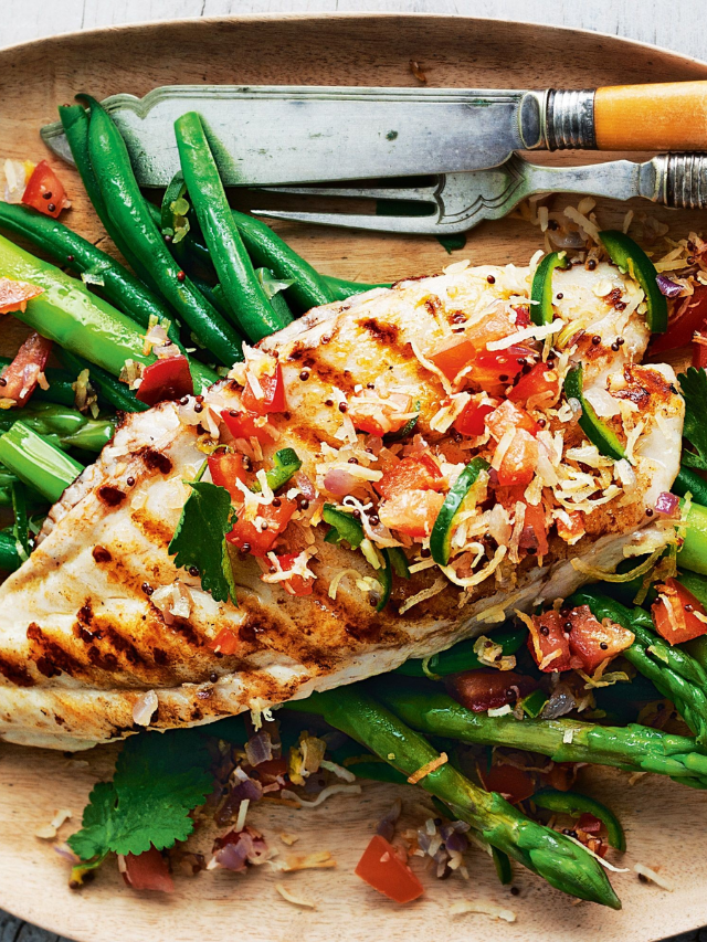Lighter Fare: Cedar Plank Salmon with Lemon Dill Sauce
