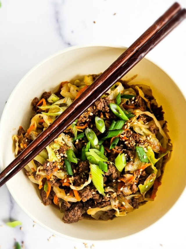 Stir-fries are a weeknight lifesaver! This beef and cabbage option is packed with flavor and nutrients. Feel free to customize with your favorite vegetables and protein.