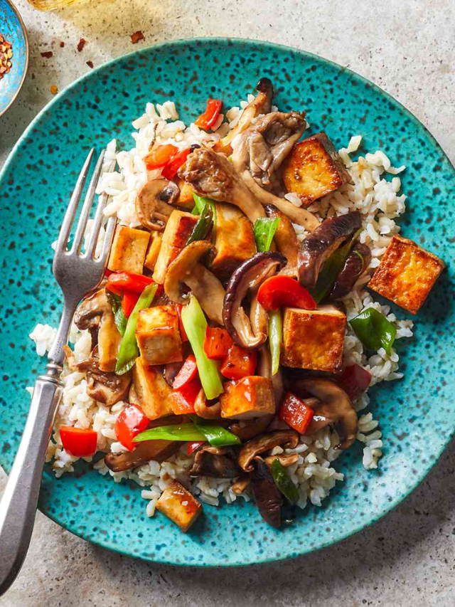 A Vegetarian Twist: Mushroom & Tofu Stir-Fry
