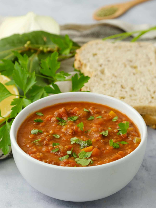 Soups are a cozy and satisfying option. Explore hearty lentil soups, creamy tomato bisques, or quick chicken noodle soups.
