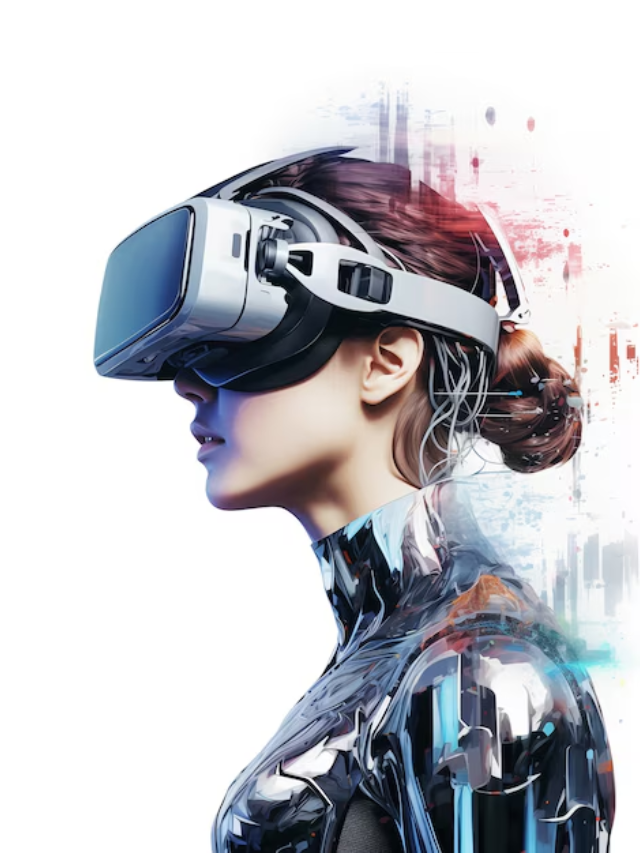  A person wearing AR glasses while taking a photo with their phone, showing the digital interface integrated with the real world scene.
