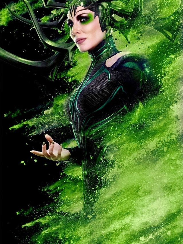  Hela using her Goddess of Death ultimate.
