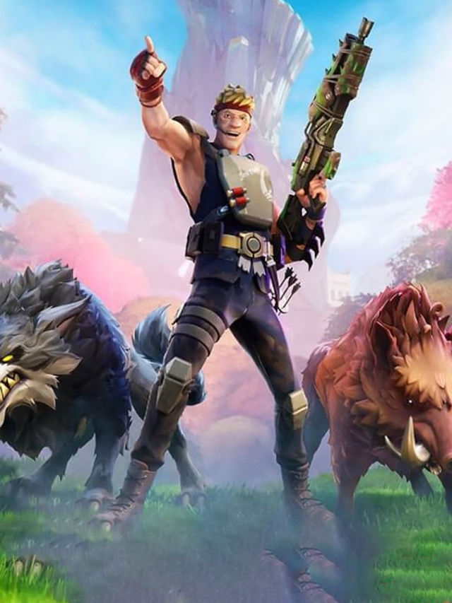  A screenshot of a Fortnite server status page showing a green status
