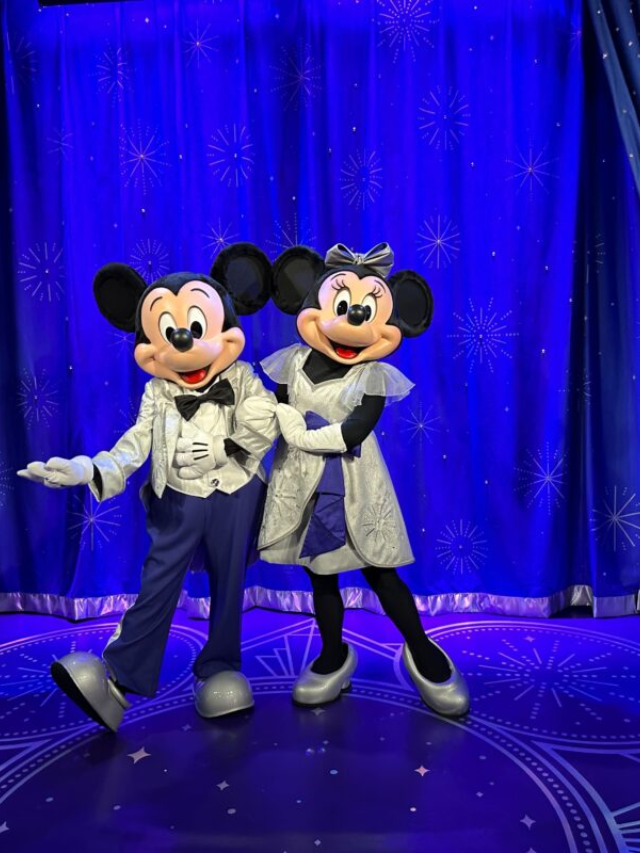 Mickey and Minnie Mouse 