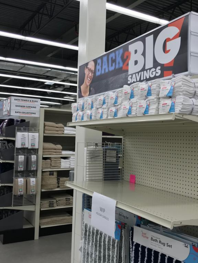 A graph showing Big Lots' stock performance
