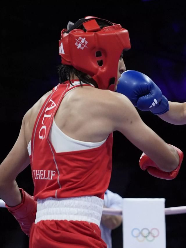  Khelif Wins First Olympic Fight