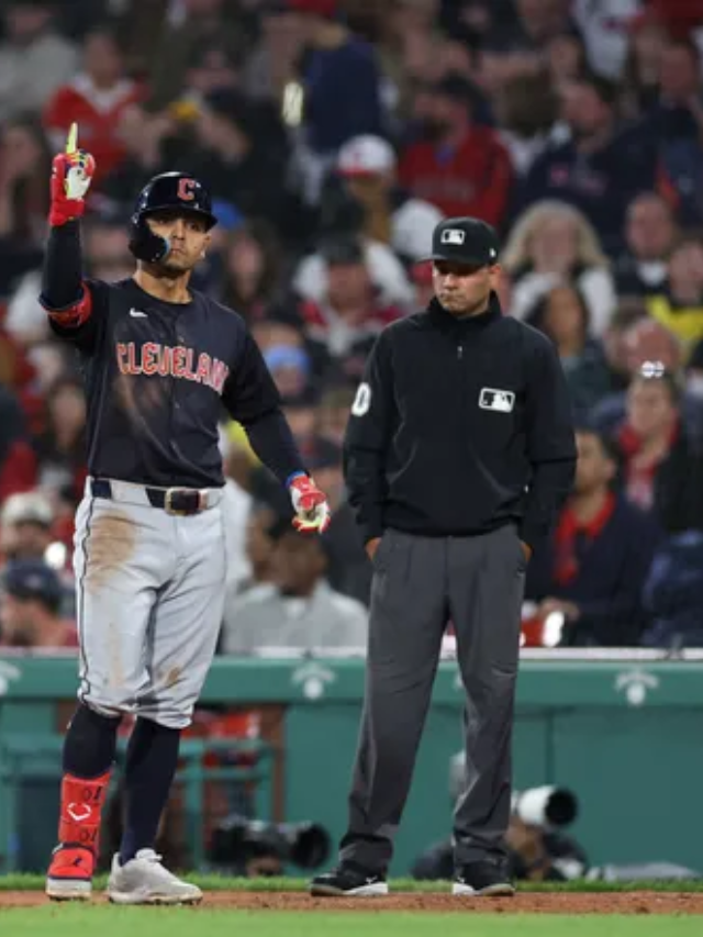 Highlight the Guardians' offensive production, including their patience at the plate and ability to capitalize on opportunities.
