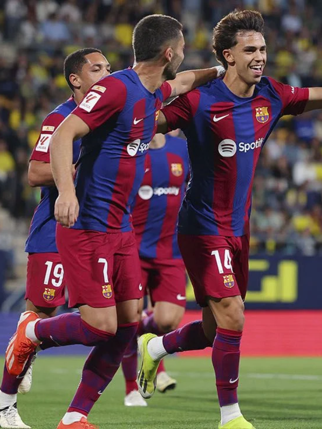 A graphic illustrating Barcelona's comeback.
