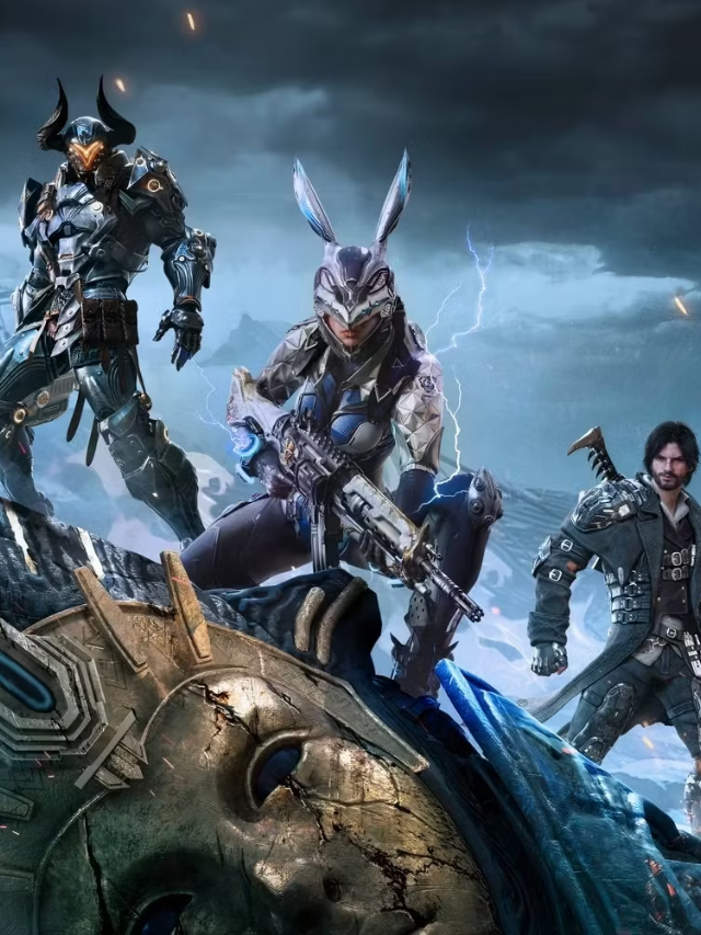 A screenshot of multiple players teaming up.
