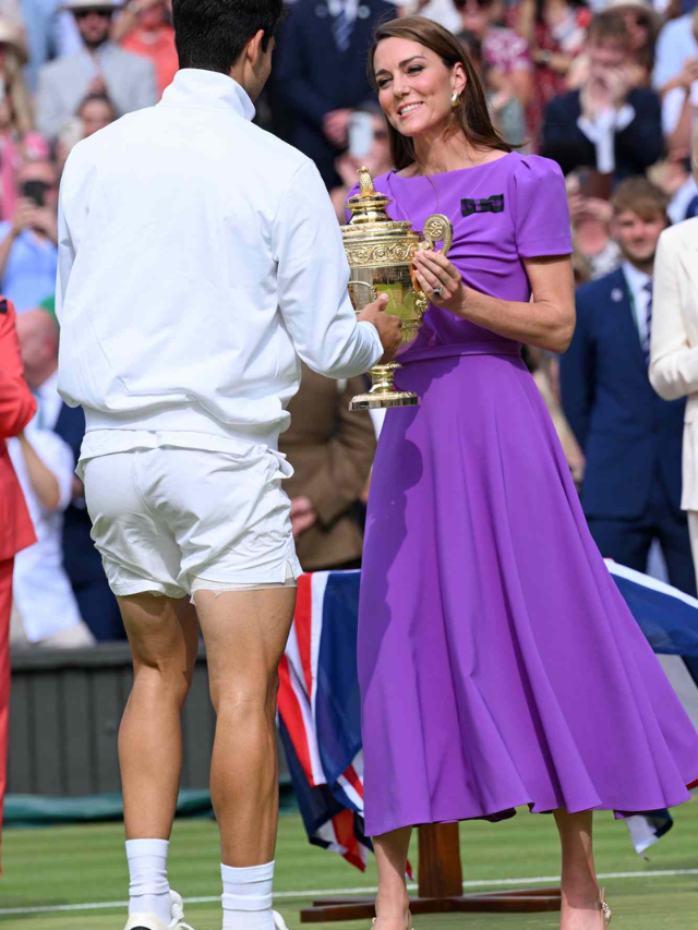  A quote from Kate Middleton expressing her hope for a full recovery.
