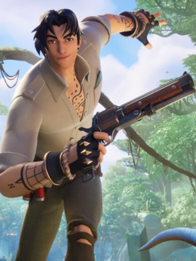A screenshot of a Fortnite player successfully launching the game
