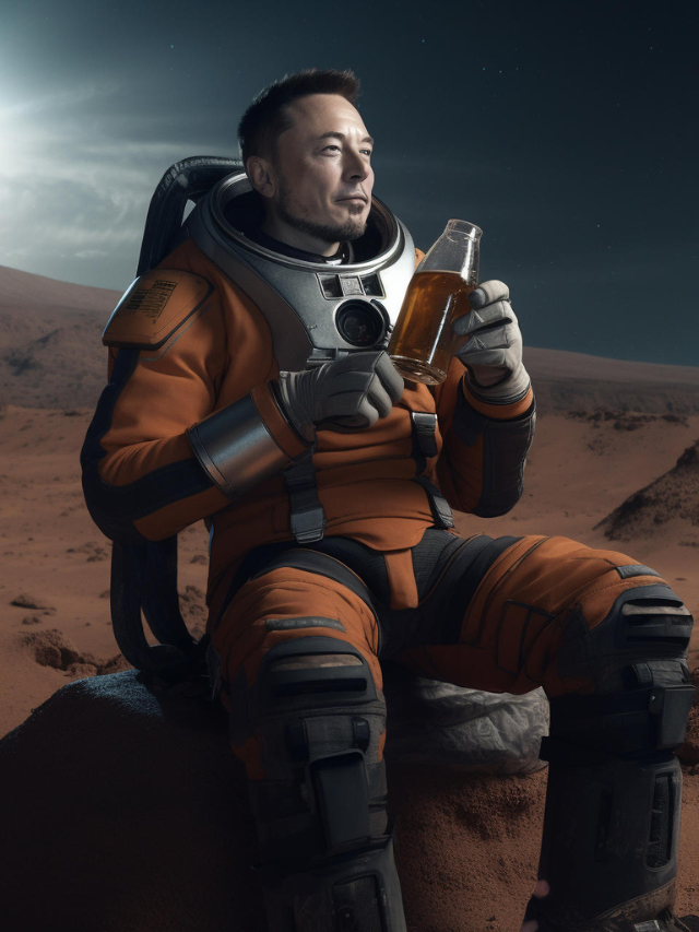 A quote from Elon Musk about the importance of space exploration

