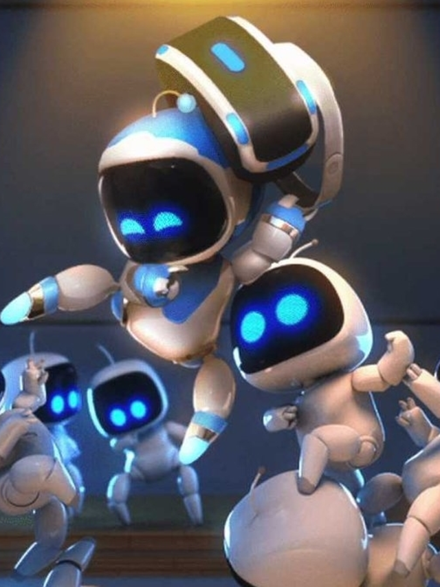 Astro Bot's game, Astro Bot: Rescue Mission, with its unique gameplay.
