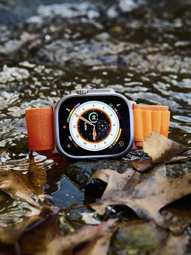 A watch showing a notification from a new app.